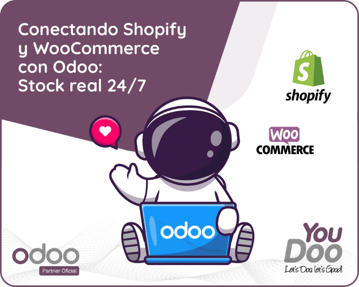 Conectando Shopify y WooCommerce con Odoo: Stock real 24/7 Conectando Shopify y WooCommerce con Odoo: Stock real 24/7